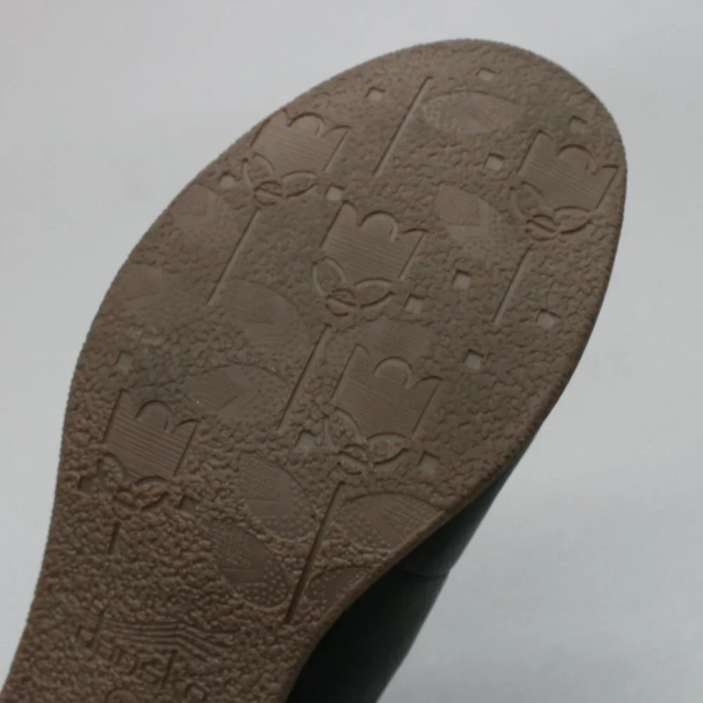 Dansko 39 Ladies 8.5-9 Brandy Black Burnished Leather Mary Jane Hook Loop Shoes - Picture 9 of 12